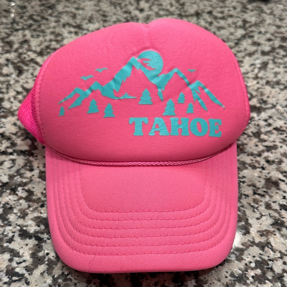 OTTO Bright Pink Mesh Trucker Hat